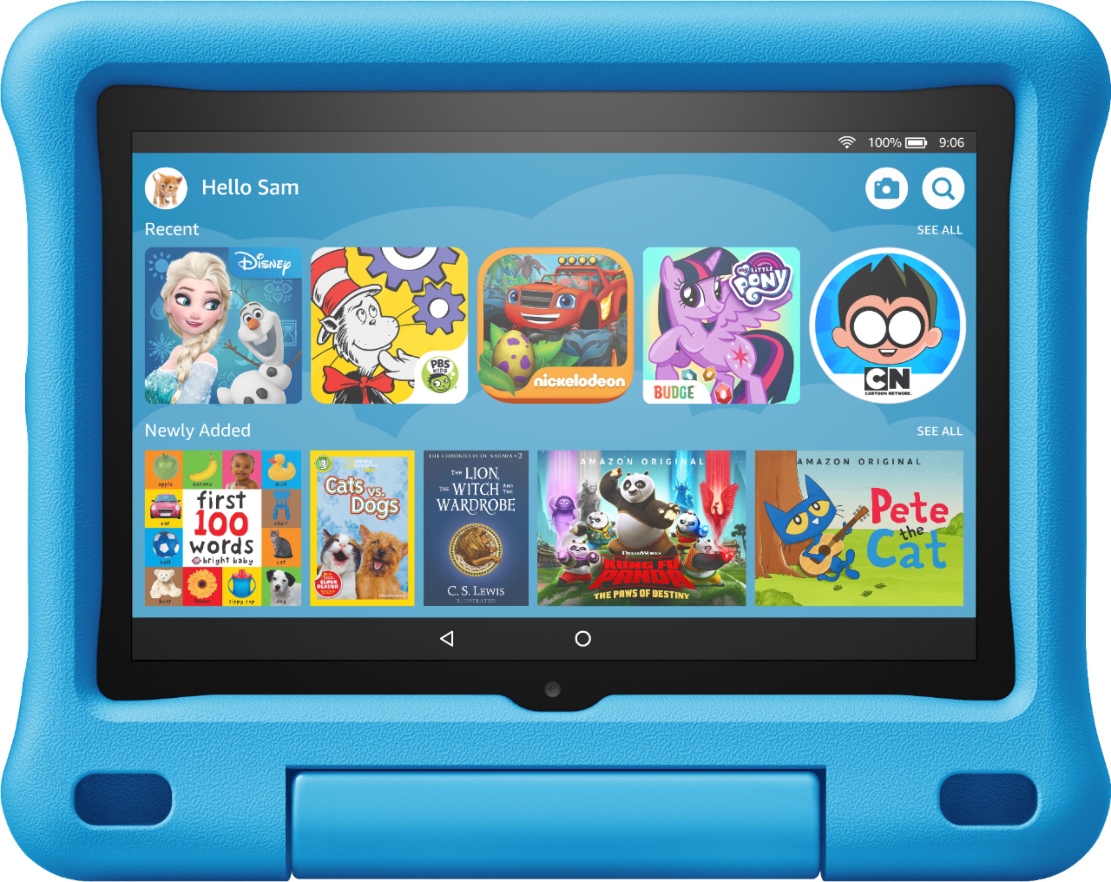 Amazon - Fire HD 8 Kids Edition 10th Generation - 8" - Tablet - 32GB - Blue